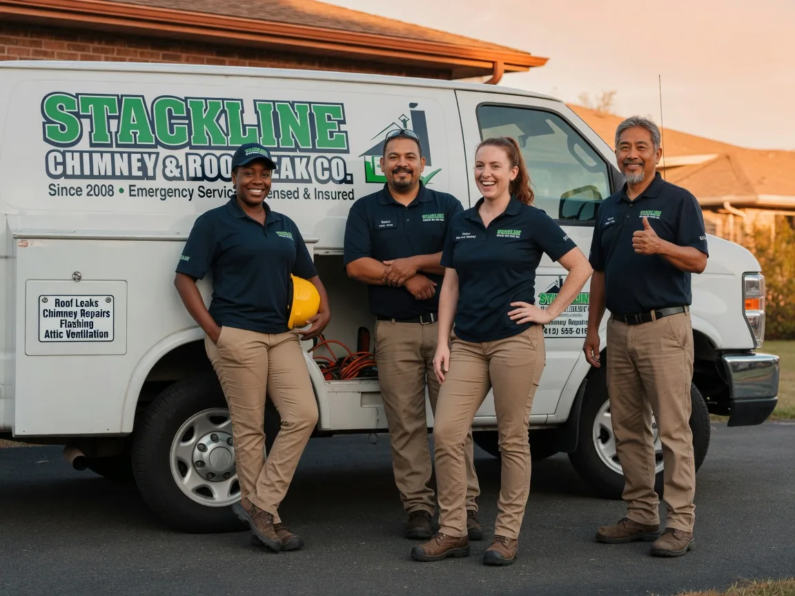Chimney flashing repair company in Seaford, VA